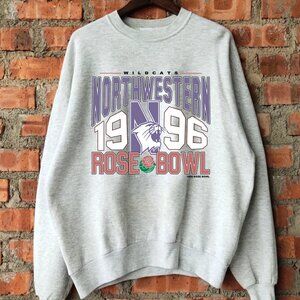 Vintage Northwestern Wildcats 1996 Rose Bowl Shirt Northwestern University Shirt